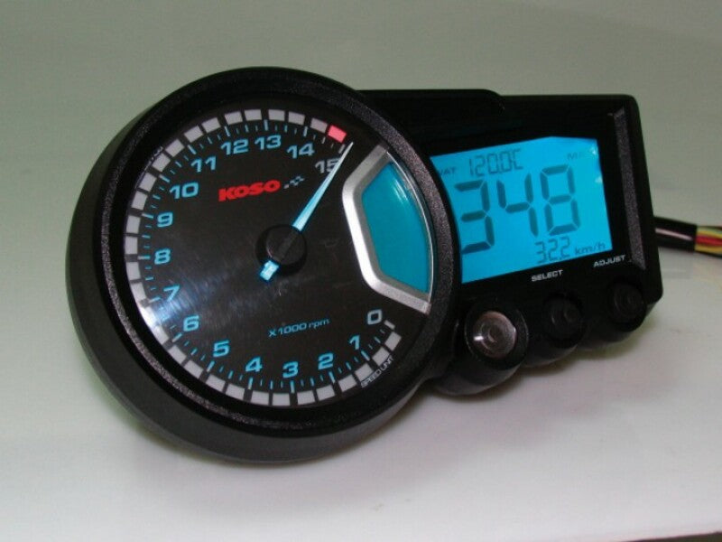 Koso RX2N GP Style universal multi-function digital meter - 1056046