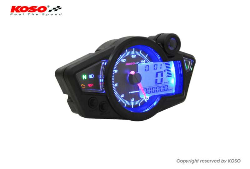 KOSO RX1N+ GP Style 2 Black Panel Universal Dashboard