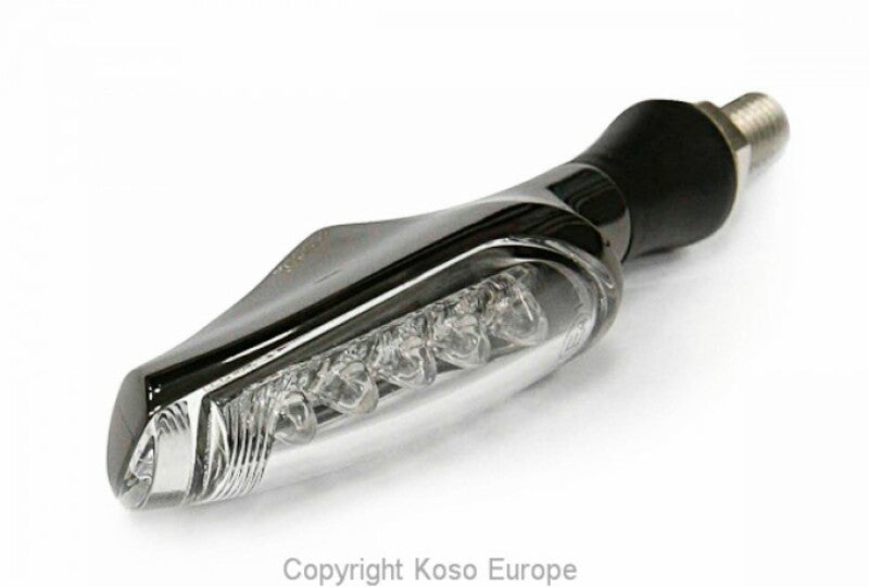 KOSO Unlimited LED Indicator Matte Black/Translucent Universal by unit