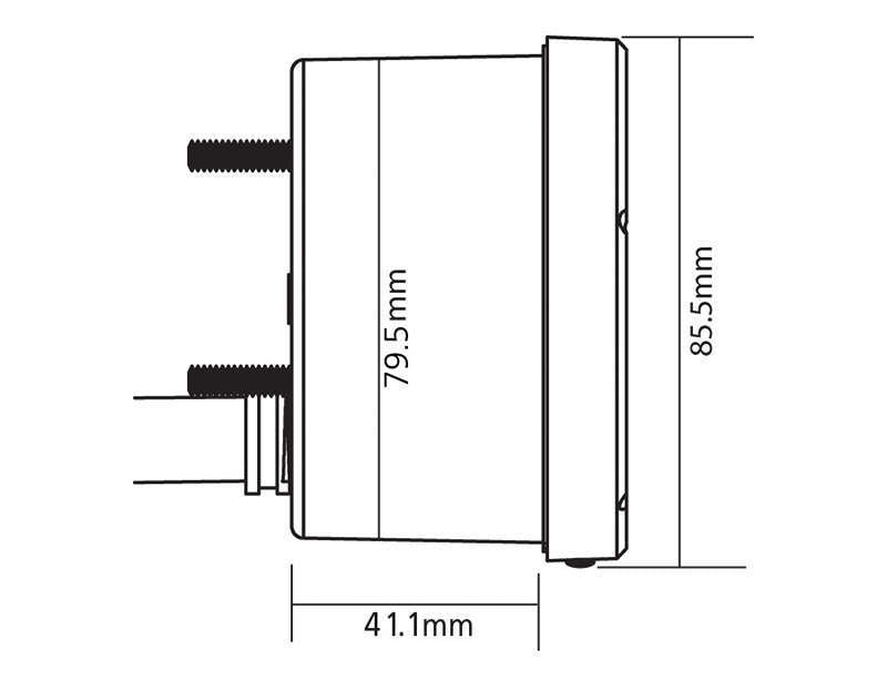 KOSO D75 Geschwindigkeitsmesser