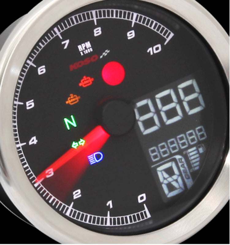 KOSO TNT-04 Speed Meter Chrome