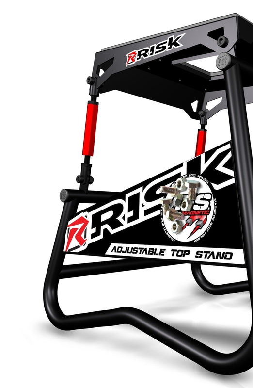RISK RACING A.T.S Bike Stand Adjustable Top with Magnetic Sides