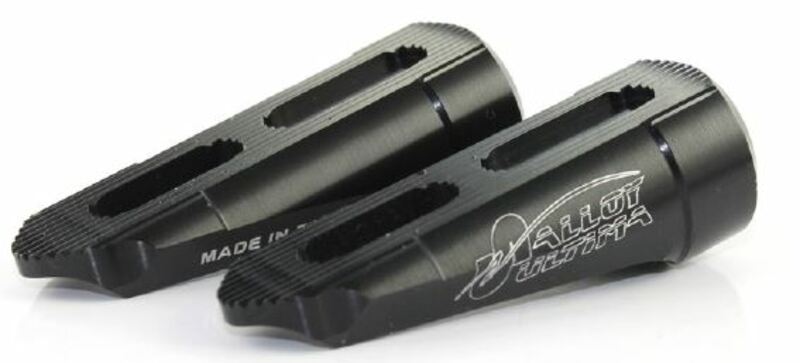 ALLOY ULTIMA Racing Street 3 green foot pegs