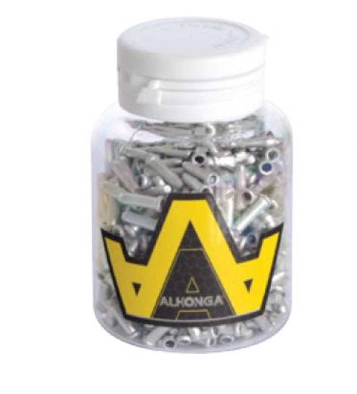 ALHONGA Bike Cable End Heavy Duty - Bottle 500pcs