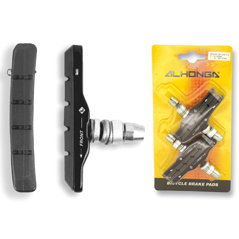 ALHONGA Brake Pads Set W/Black Alloy-Pad Holder Type Shimano Xtr