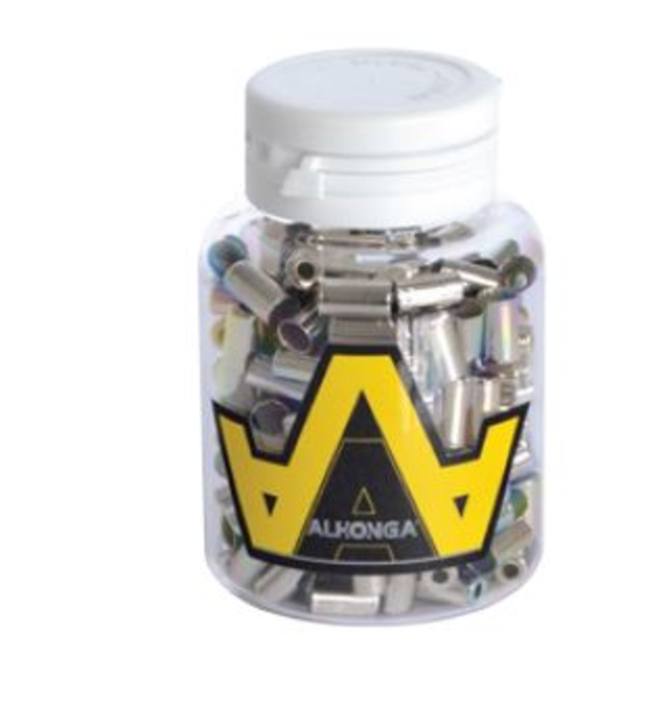 ALHONGA Bottle 150Pcs Cable End For Housing Ø6Mm Brass By Cnc