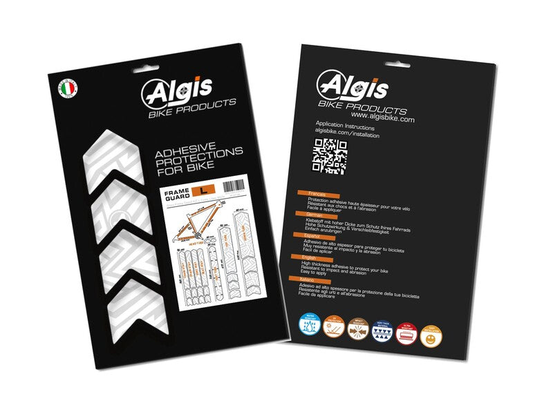 ALGIS Opaque Frame Guards Kit L - White Lines