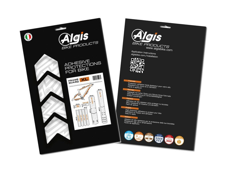 ALGIS Opaque Frame Guards Kit XL - White Lines