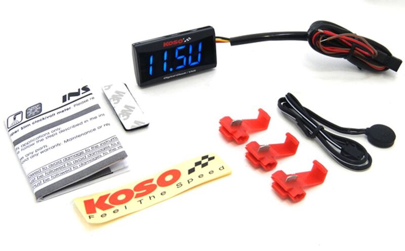 Super Slim KOSO Clock & Volt