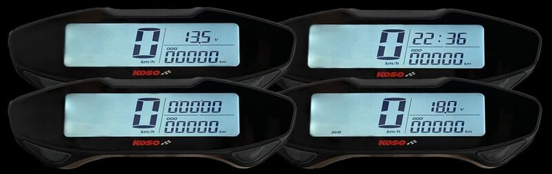 KOSO DB EX-03 Speedometer TUEV-approved