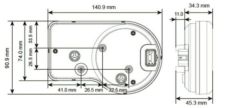 KOSO Rx-3 Multifunction Dashboard