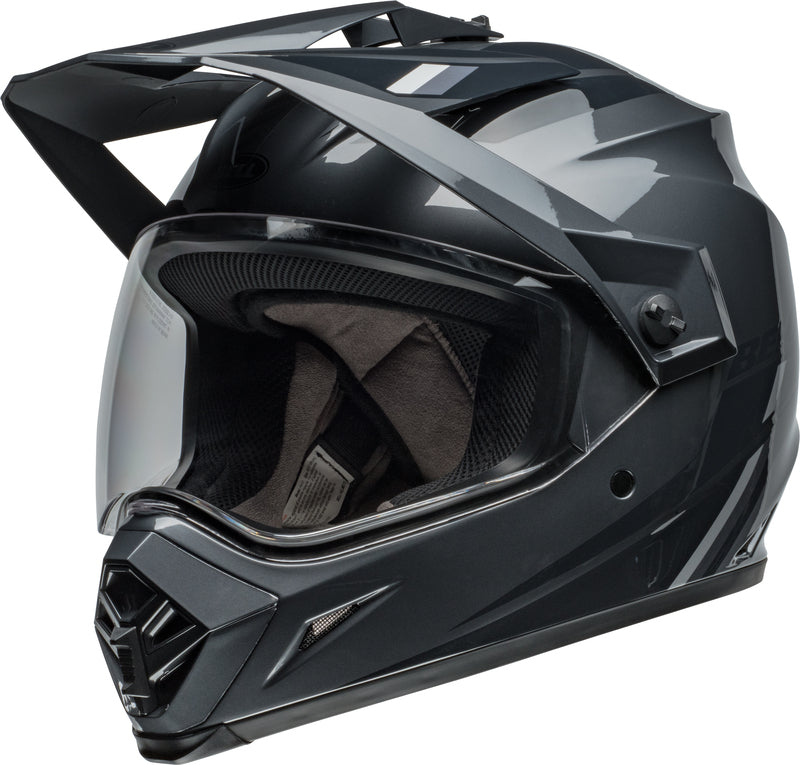 BELL MX-9 Adventure MIPS Helmet - Alpine Gloss Charcoal/Silver