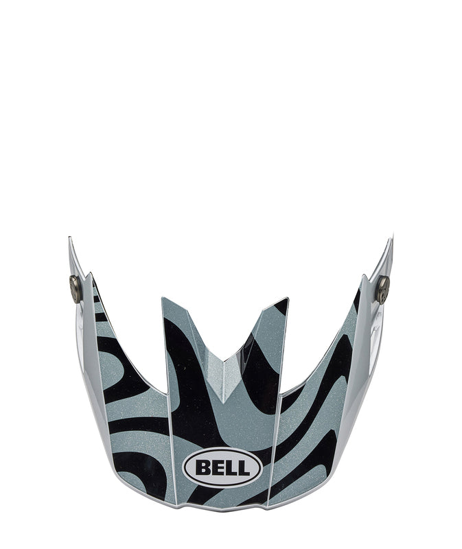 BELL Moto-10 Peak - Cortex Gloss Silver Gray