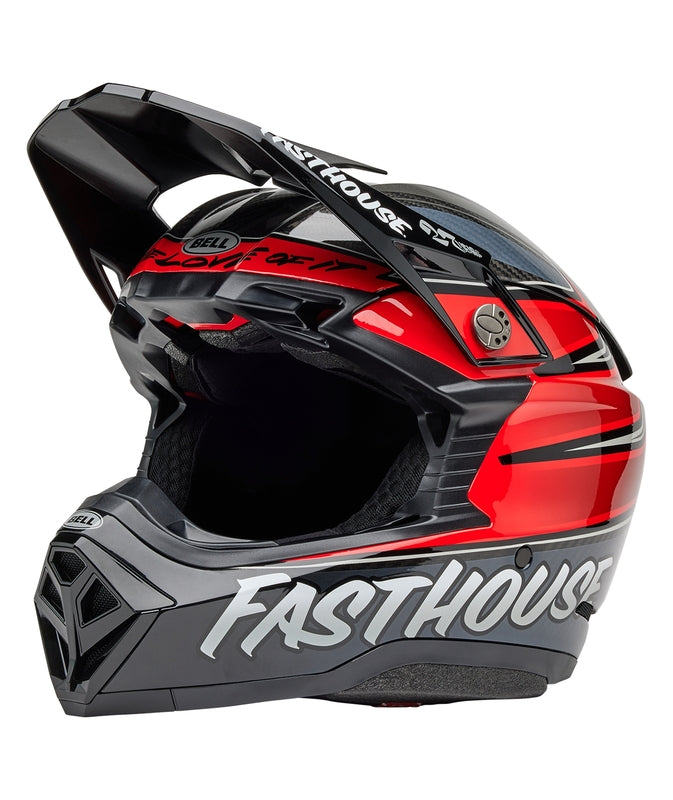 BELL Moto-10 Spherical Mips Helmet - Fasthouse DITD 25 Gloss Gray/Red