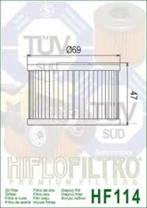 HIFLOFILTRO Oil Filter - HF114 Honda