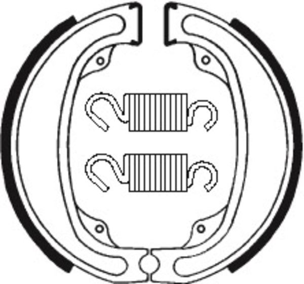 TECNIUM Street/Off-Road Organic Brake shoes - BA031