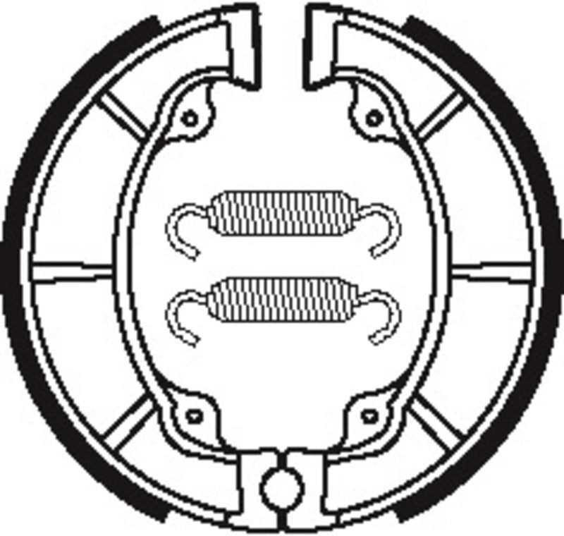 TECNIUM Street/ATV Organic Brake shoes - BA038