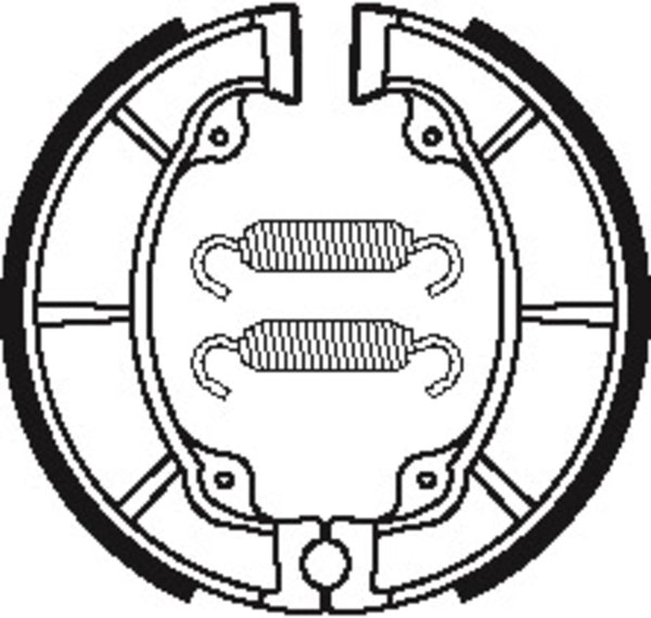 TECNIUM Off-Road/ATV Organic Brake shoes - BA040