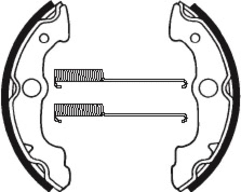 TECNIUM ATV Organic Brake shoes - BA085