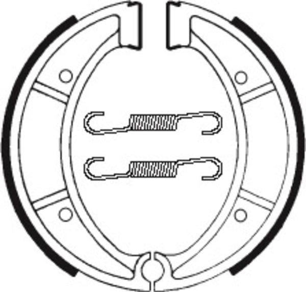 TECNIUM Street/Off-Road Organic Brake shoes - BA117