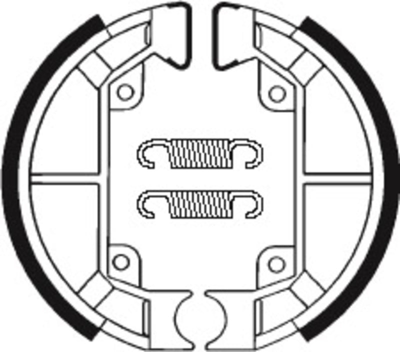 TECNIUM Scooter Organic Brake shoes - BA187