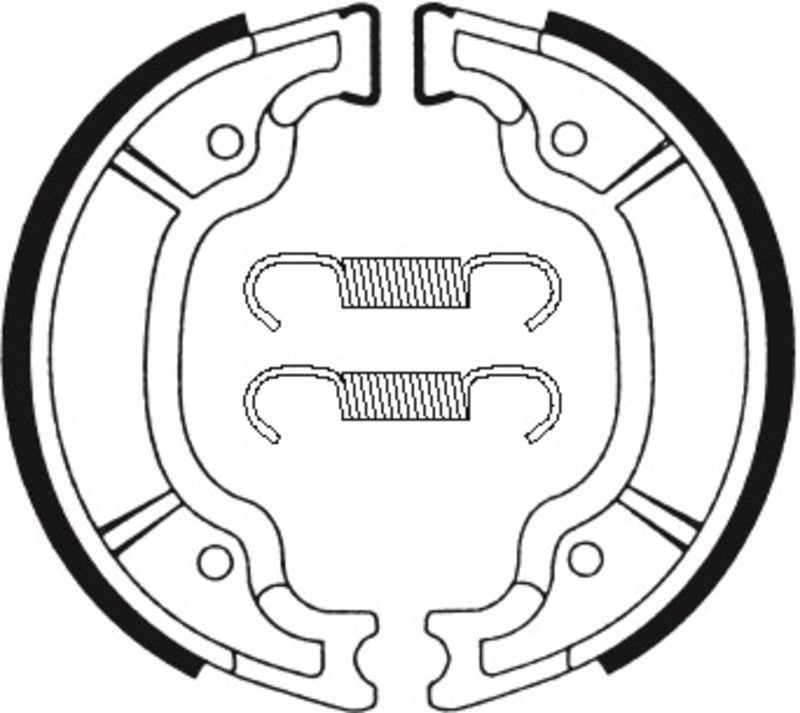 TECNIUM Scooter/Street Organic Brake shoes - BA199