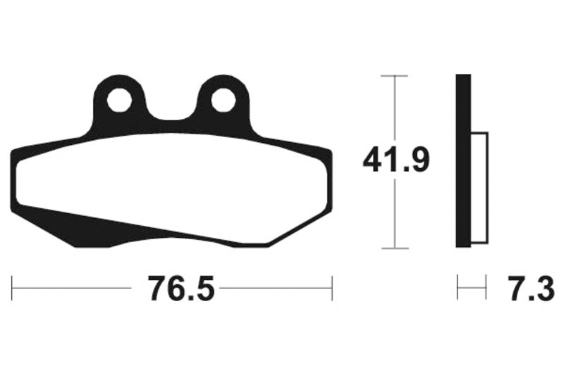 TECNIUM Street Organic Brake pads - MA152