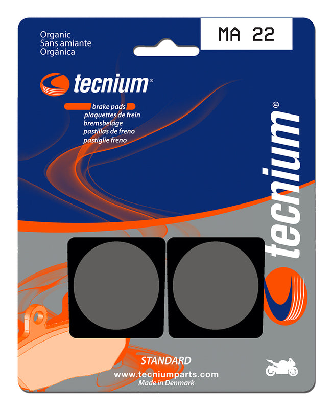 TECNIUM Street Organic Brake pads - MA22