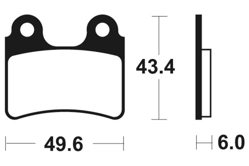 TECNIUM Street Organic Brake pads - MA302