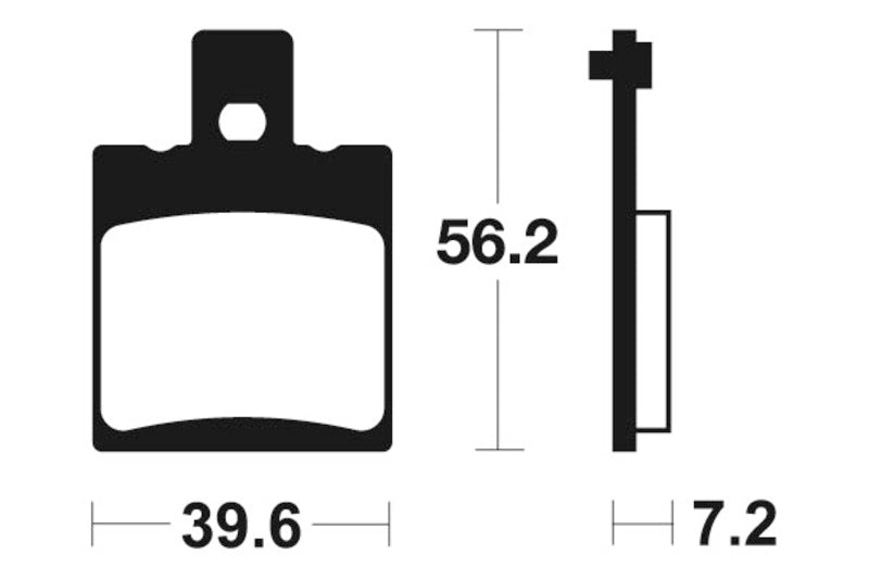 TECNIUM Street Organic Brake pads - MA324