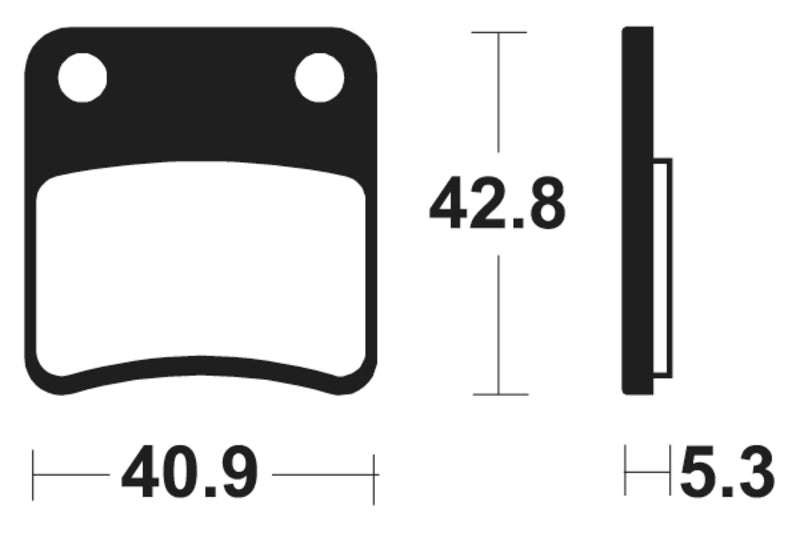 TECNIUM Street Organic Brake pads - MA379