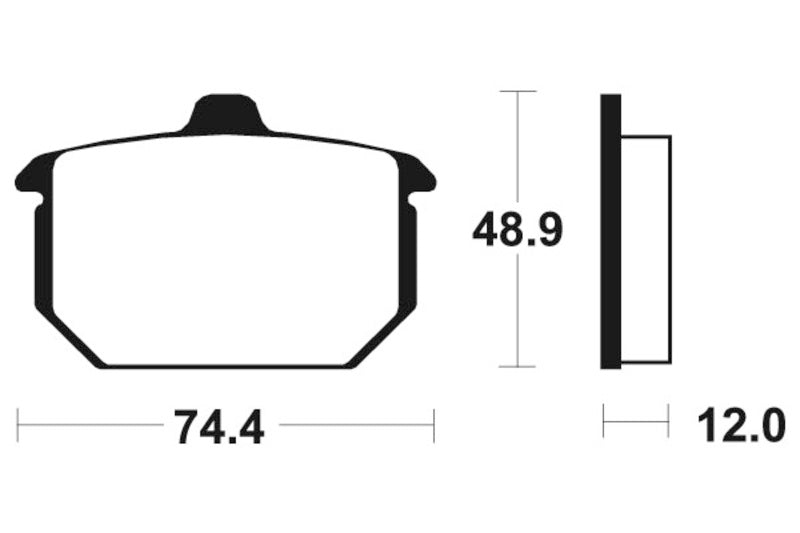 TECNIUM Street Organic Brake pads - MA49
