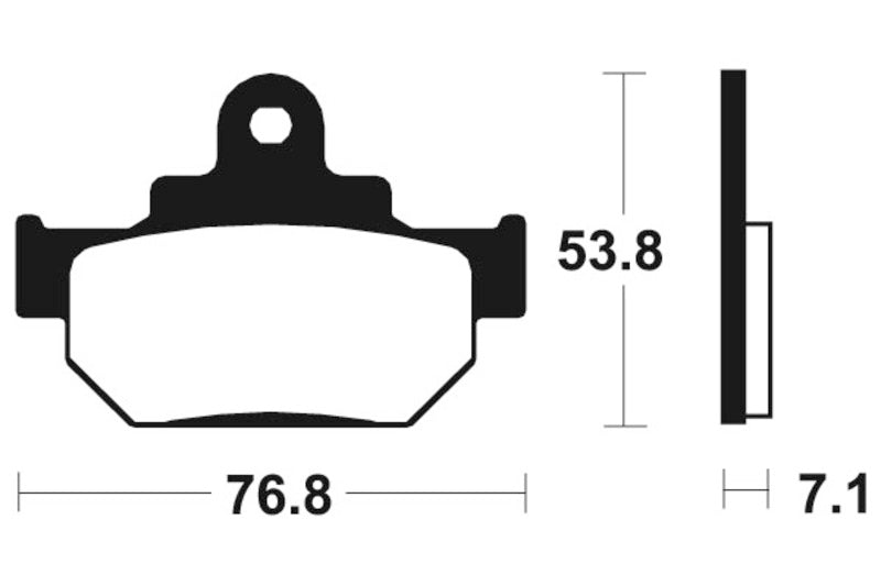 TECNIUM Street Organic Brake pads - MA81