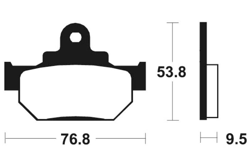 TECNIUM Street Organic Brake pads - MA82