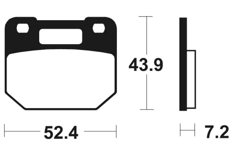 TECNIUM Street Organic Brake pads - MA87