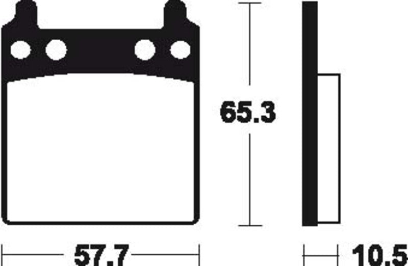 TECNIUM Street Organic Brake pads - MA9