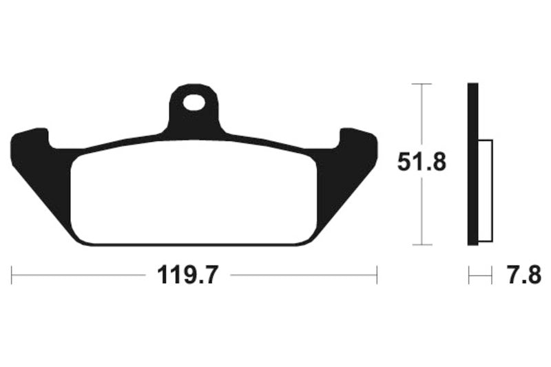 TECNIUM Street Organic Brake pads - MA94