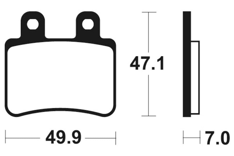 TECNIUM Scooter Organic Brake pads - ME273