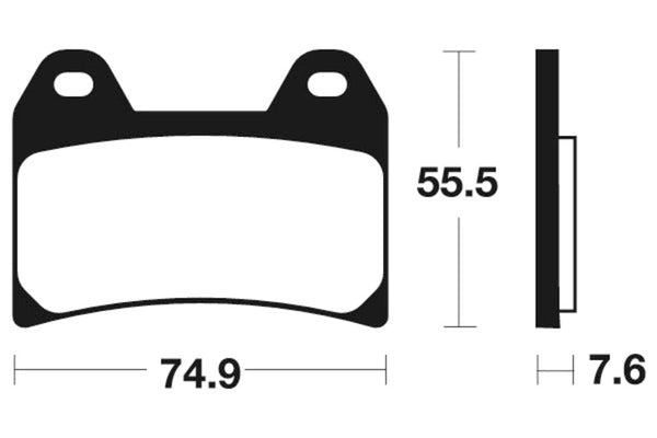 TECNIUM Scooter Organic Brake pads - ME277