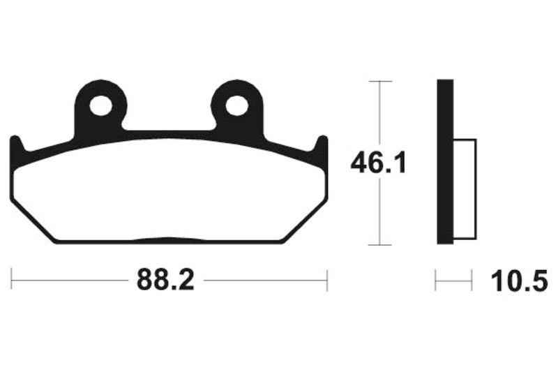 TECNIUM Street Performance Sintered Metal Brake pads - MF147