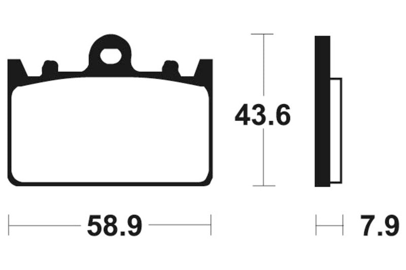 TECNIUM Street Performance Sintered Metal Brake pads - MF166