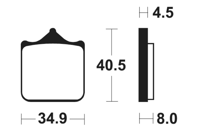 TECNIUM Street Performance Sintered Metal Brake pads - MF370