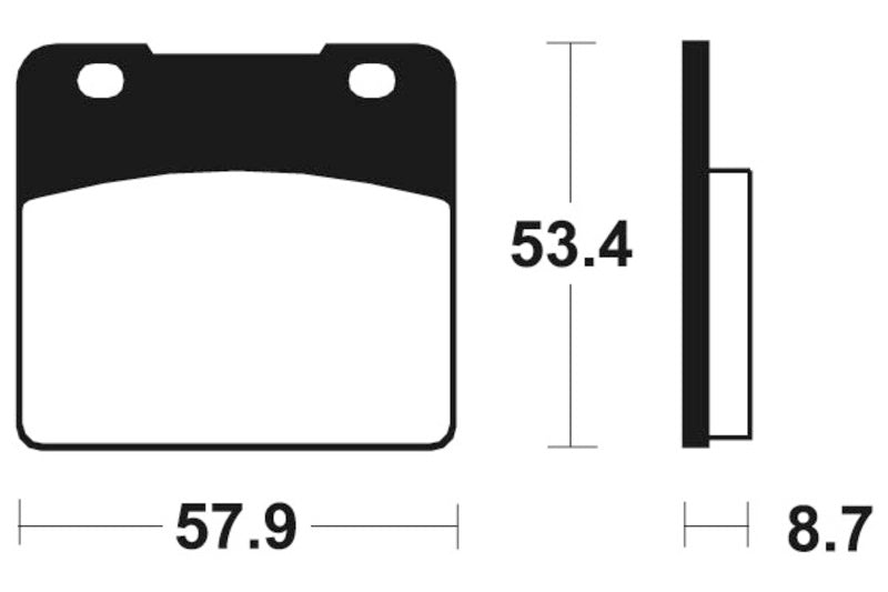 TECNIUM Street Performance Sintered Metal Brake pads - MF77
