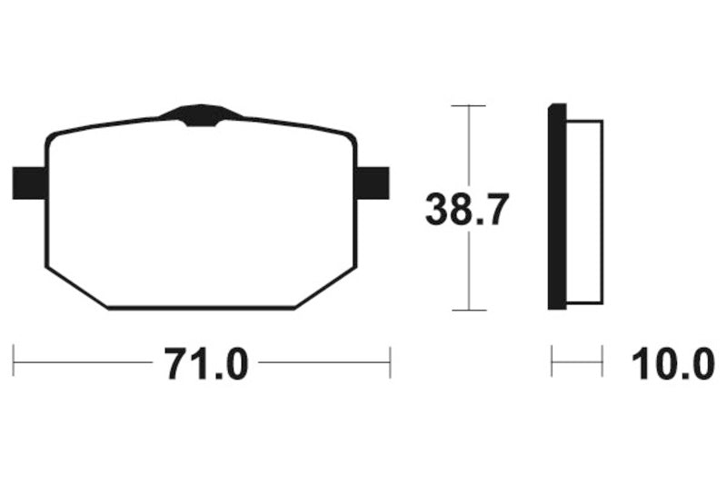 TECNIUM Street Performance Sintered Metal Brake pads - MF96