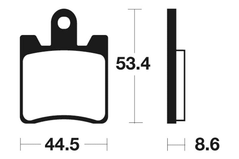 TECNIUM Trail Performance Sintered Metal Brake pads - MFP240