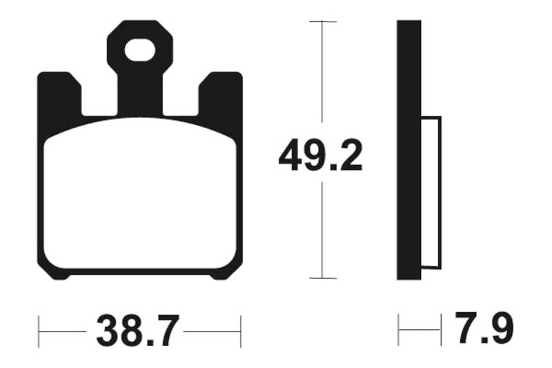 TECNIUM Trail Performance Sintered Metal Brake pads - MFP288