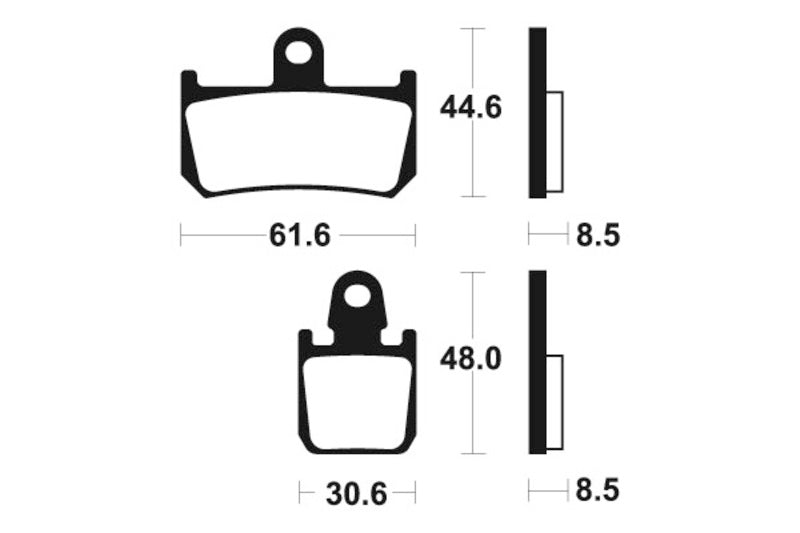 TECNIUM Trail Performance Sintered Metal Brake pads - MFP339