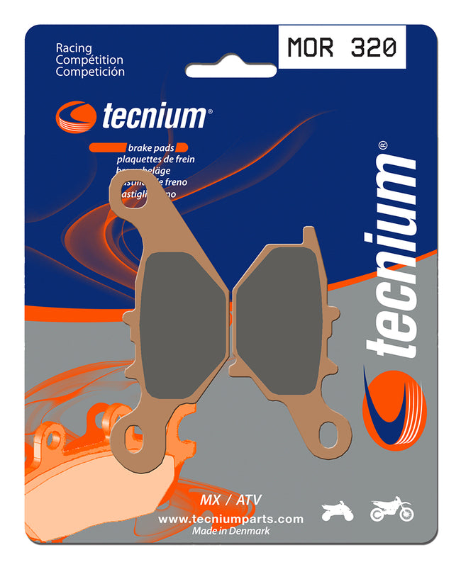 TECNIUM Racing MX/ATV Sintered Metal Brake pads - MOR320