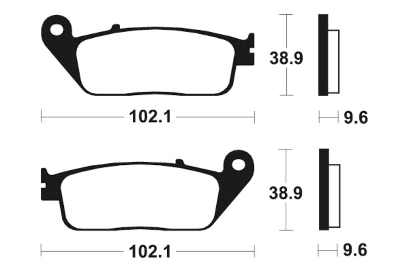 TECNIUM Street Performance Sintered Metal Brake pads - MR130