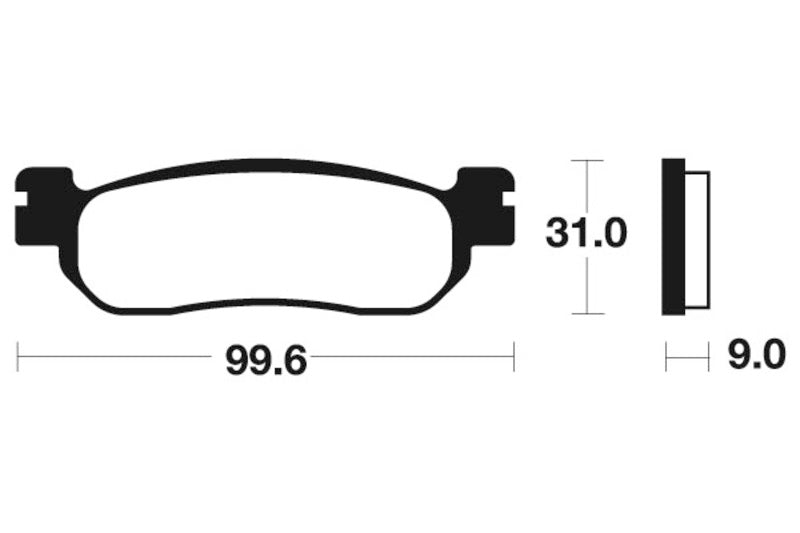 TECNIUM Street Performance Sintered Metal Brake pads - MR228